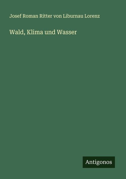 Produktbild: Wald, Klima und Wasser