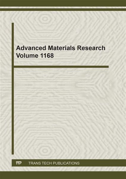 Produktbild: Advanced Materials Research Vol. 1168