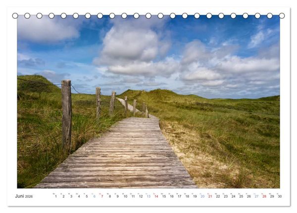 Produktbild: Impressionen der Nordseeinsel Amrum (Tischkalender 2026 DIN A5 quer), CALVENDO Monatskalender