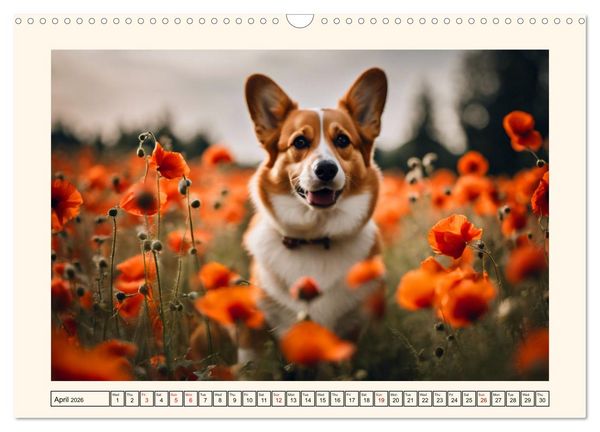 Produktbild: Welsh Corgi Pembroke (Wall Calendar 2026 DIN A3 landscape), CALVENDO 12 Month Wall Calendar