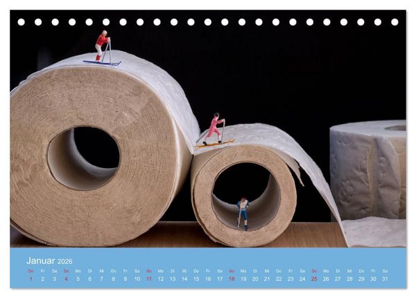 Produktbild: Neue Miniaturen - Klein ganz gro&szlig; 2.0 (Tischkalender 2026 DIN A5 quer), CALVENDO Monatskalender