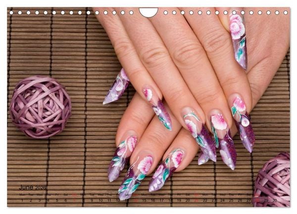 Produktbild: Transient Art &ndash; Nail Art Episode 1 (Wall Calendar 2026 DIN A4 landscape), CALVENDO 12 Month Wall Calendar