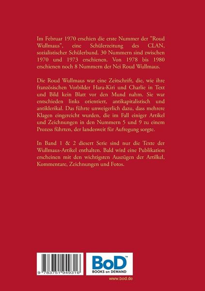 Produktbild: 50 Jahre Ro'd Wullmaus Bd. 1