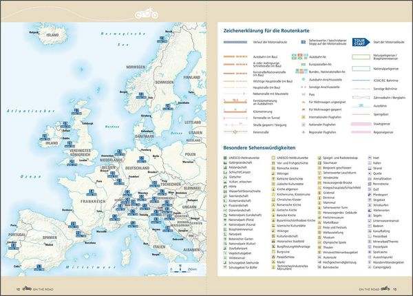 Produktbild: KUNTH Abgefahren &ndash; Die sch&ouml;nsten Bikertouren in Europa