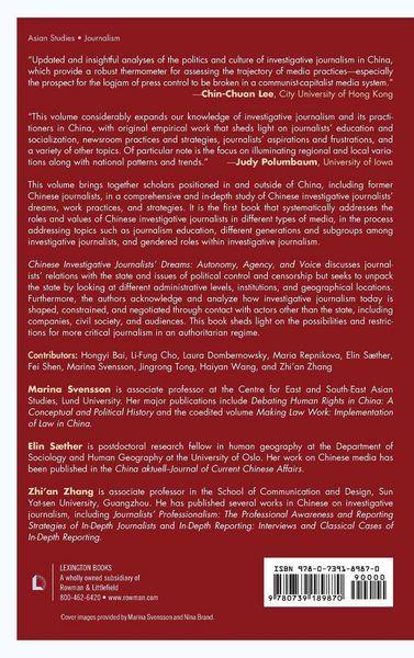 Produktbild: Chinese Investigative Journalists' Dreams