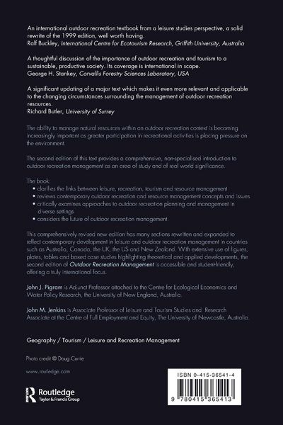 Produktbild: Outdoor Recreation Management