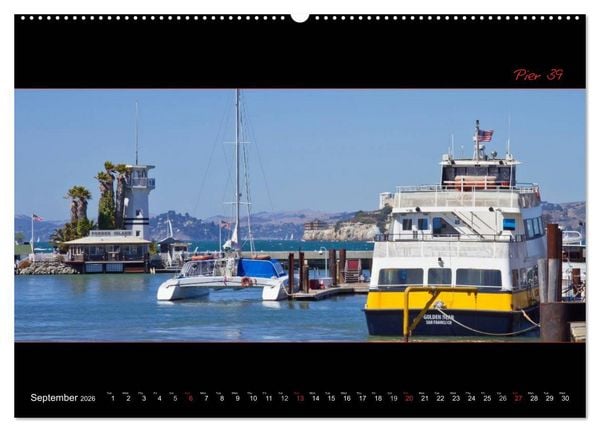 Produktbild: SAN FRANCISCO Panoramic Highlights (High Quality Premium Wall Calendar 2026 DIN A2 landscape),CALVENDO 12 Month Wall Calendar