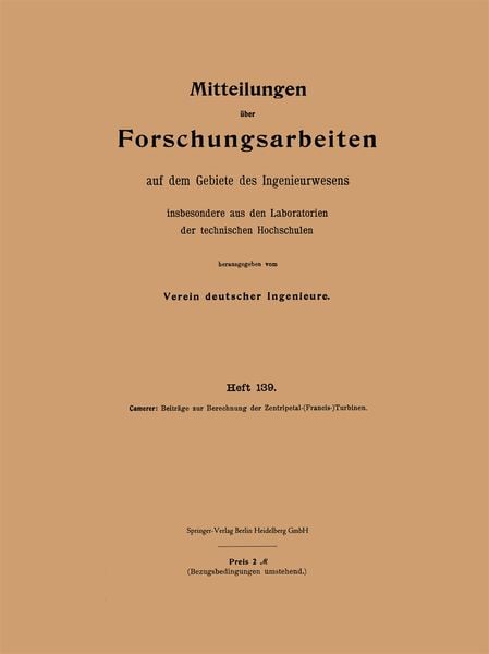 Produktbild: Mitteilungen &uuml;ber Forschungsarbeiten auf dem Gebiete des Ingenieurwesens