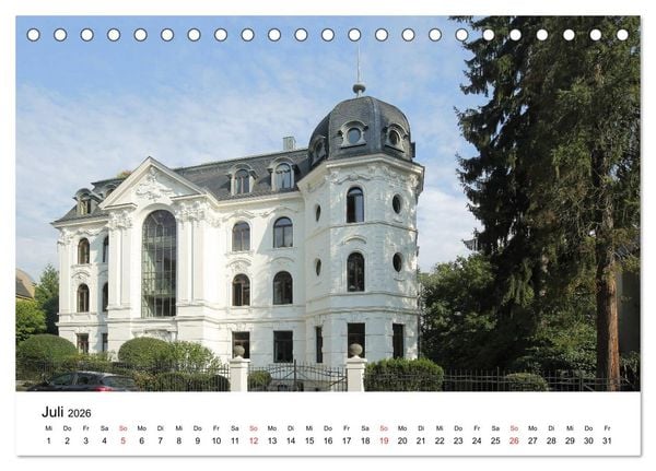 Produktbild: Wiesbaden - Stadt der Villen (Tischkalender 2026 DIN A5 quer), CALVENDO Monatskalender