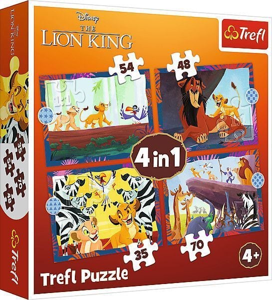 Produktbild: 4 in 1 Puzzle - Der König der Löwen