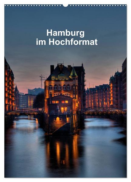 Produktbild: Hamburg im Hochformat (Wandkalender 2026 DIN A2 hoch), CALVENDO Monatskalender