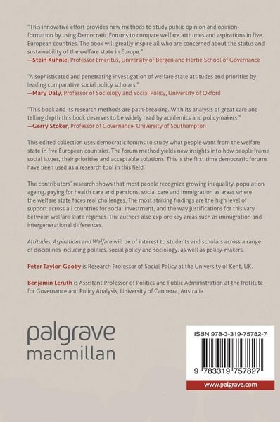Produktbild: Attitudes, Aspirations and Welfare