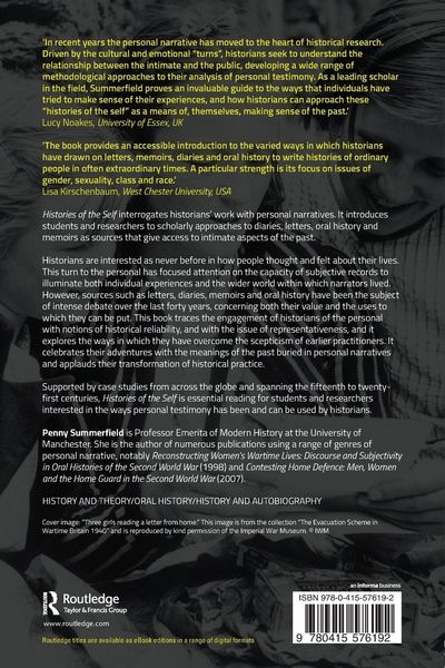 Produktbild: Histories of the Self
