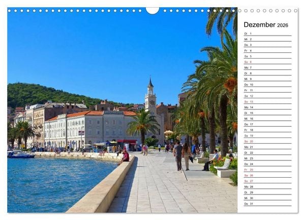 Produktbild: Split - Metropole Dalmatiens (Wandkalender 2026 DIN A3 quer), CALVENDO Monatskalender