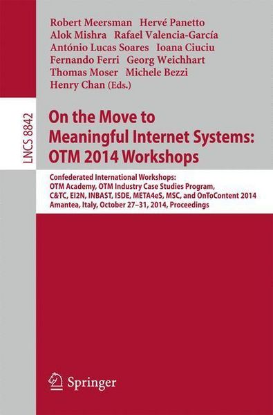 Produktbild: On the Move to Meaningful Internet Systems: OTM 2014 Workshops