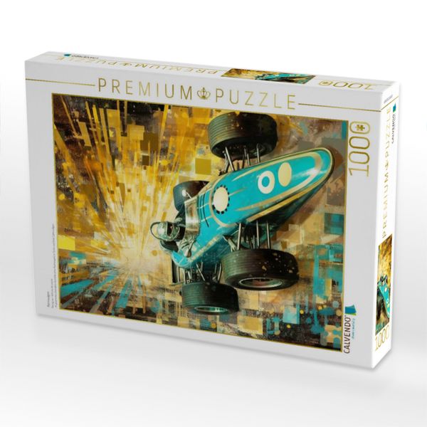 Produktbild: CALVENDO Puzzle Rennwagen | 1000 Teile Lege-Gr&ouml;&szlig;e 64x48cm Foto-Puzzle f&uuml;r gl&uuml;ckliche Stunden
