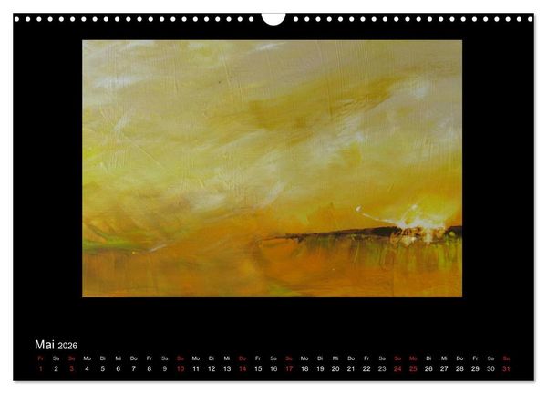 Produktbild: Kunstkalender von Michaela Nagel (Wandkalender 2026 DIN A3 quer), CALVENDO Monatskalender