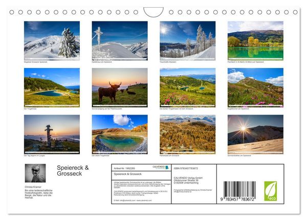 Produktbild: Speiereck & Grosseck (Wandkalender 2026 DIN A4 quer), CALVENDO Monatskalender
