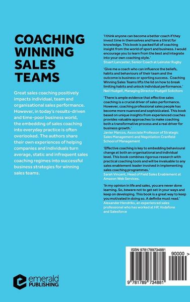 Produktbild: Coaching Winning Sales Teams