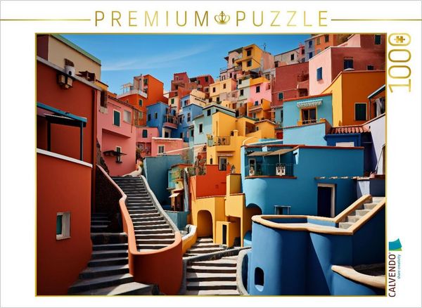 Produktbild: CALVENDO Puzzle Geheimnisvolle Gassen | 1000 Teile Lege-Gr&ouml;&szlig;e 64x48cm Foto-Puzzle f&uuml;r gl&uuml;ckliche Stunden