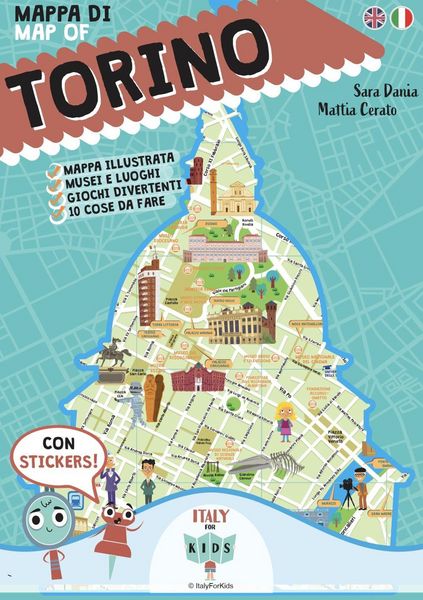 Produktbild: Mappa illustrata di Torino