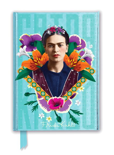 Premium Notizbuch DIN A5: Frida Kahlo, Blau