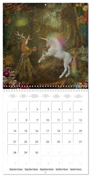 Produktbild: Lady Legends Fantasy Art (Wall Calendar 2026 12 &times; 12 Inch) CALVENDO 12 Month Wall Calendar