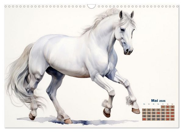 Produktbild: Kraftpakete in Aquarell (Wandkalender 2026 DIN A3 quer), CALVENDO Monatskalender