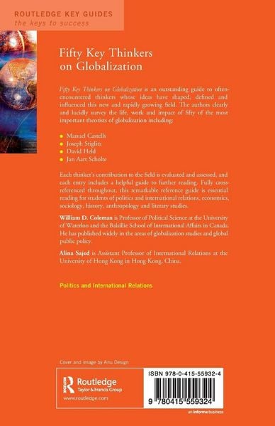 Produktbild: Fifty Key Thinkers on Globalization