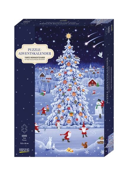 Produktbild: Puzzle-Adventskalender &raquo;Tomtes Weihnachtszauber&laquo;