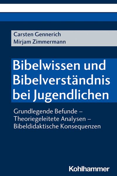 Produktbild: Bibelwissen und Bibelverst&auml;ndnis bei Jugendlichen