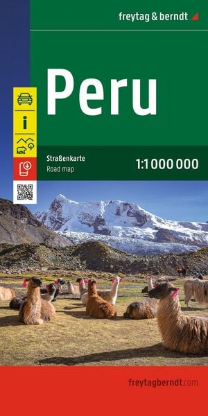 Produktbild: Freytag & berndt Stra&szlig;enkarte Peru 1:1 Mio.