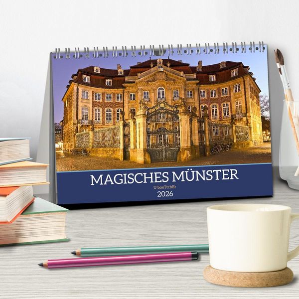 Produktbild: Magisches M&uuml;nster (Tischkalender 2026 DIN A5 quer), CALVENDO Monatskalender