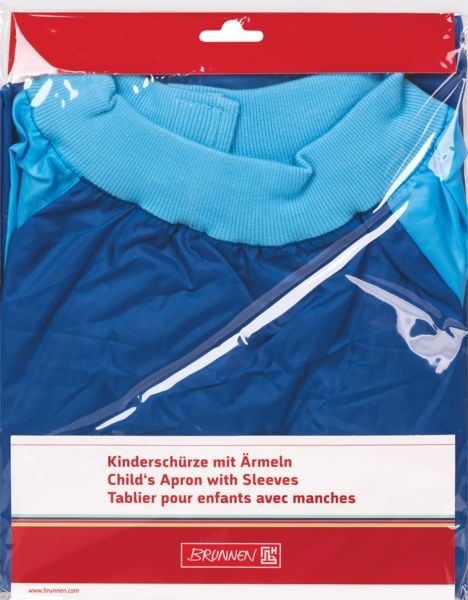 Produktbild: Brunnen Kindersch&uuml;rze mit &Auml;rmeln &brvbar; blau