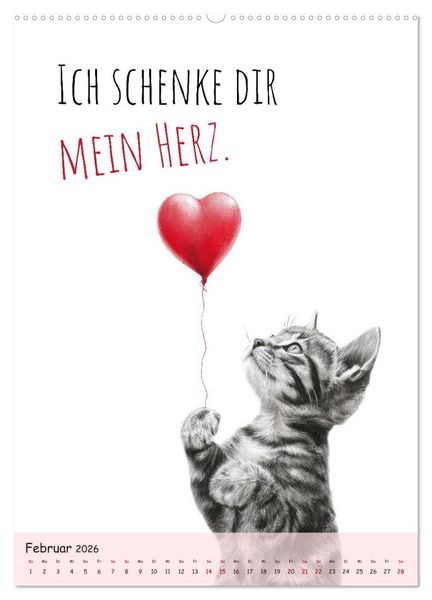 Produktbild: Katzenkult - Coolness auf vier Pfoten (Wandkalender 2026 DIN A2 hoch), CALVENDO Monatskalender