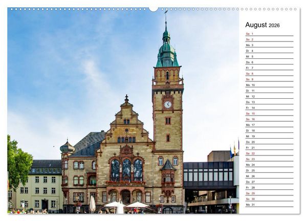 Produktbild: Unterwegs in M&ouml;nchengladbach (hochwertiger Premium Wandkalender 2026 DIN A2 quer), Kunstdruck in Hochglanz