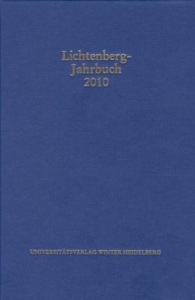 Produktbild: Lichtenberg-Jahrbuch 2010