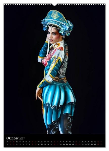 Produktbild: World Bodypainting Festival #21 (hochwertiger Premium Wandkalender 2027 DIN A2 hoch), Kunstdruck in Hochglanz