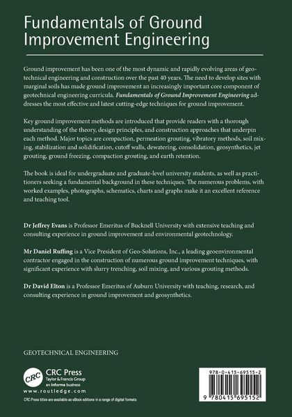 Produktbild: Fundamentals of Ground Improvement Engineering