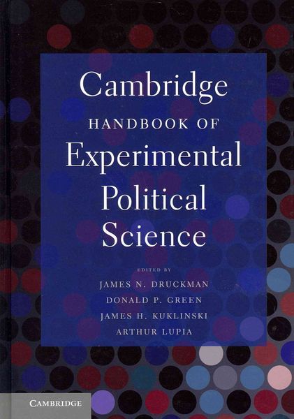 Produktbild: Cambridge Handbook of Experimental Political Science