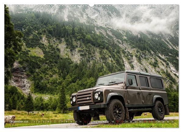 Produktbild: Mit dem 4x4 durch Europa (Wandkalender 2026 DIN A2 quer), CALVENDO Monatskalender