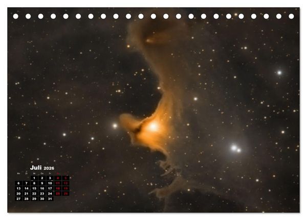 Produktbild: InfinityAstro - die Unendlichkeit im Bild - Astrofotos von Roland Schliessus (Tischkalender 2026 DIN A5 quer), CALVENDO Monatskalender