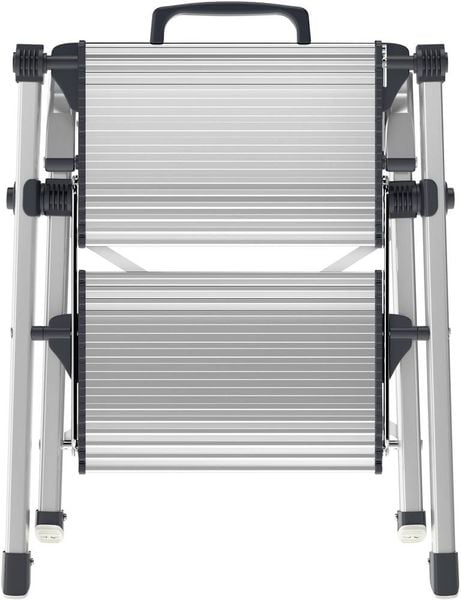 Produktbild: Hailo MK80 ComfortLine 4310-100 Aluminium Klapptritt klappbar Arbeitsh&ouml;he (max.): 2.4 m Silber, Schwarz 3.6 kg