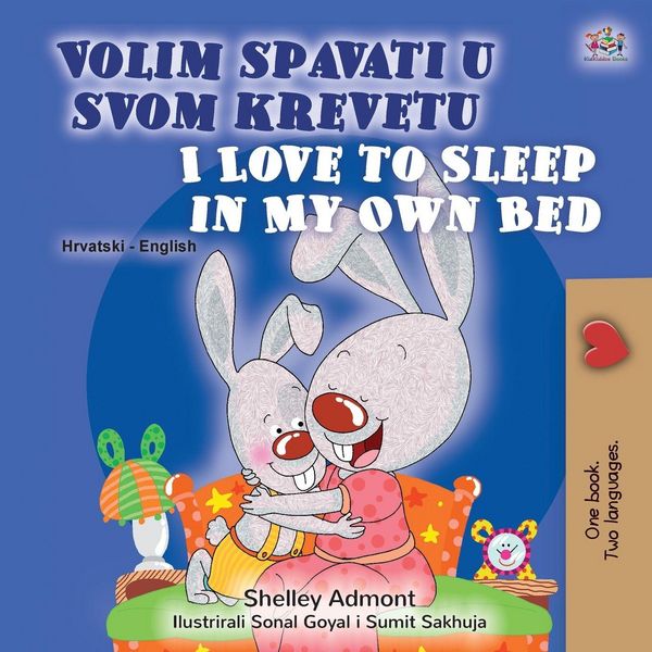 Produktbild: I Love to Sleep in My Own Bed (Croatian English Bilingual Children's Book)