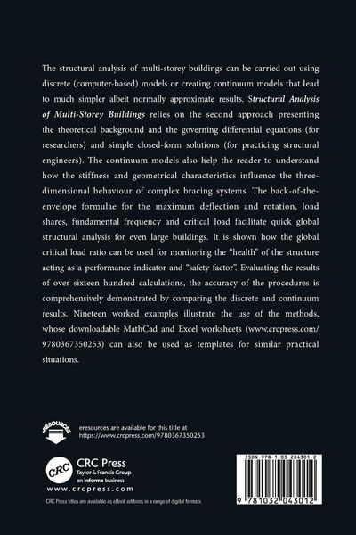 Produktbild: Structural Analysis of Multi-Storey Buildings