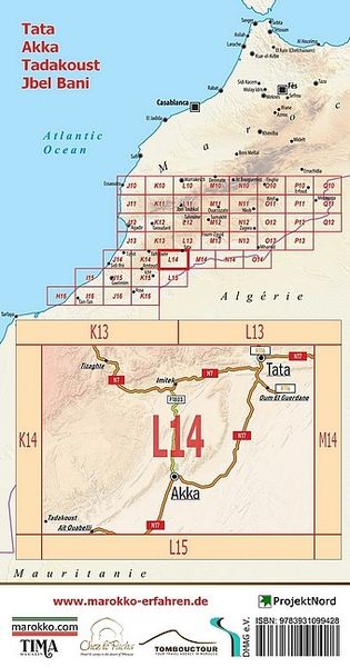 Produktbild: L14: Tata - Akka - Tadakoust - Jbel Bani + GPS-Waypoints