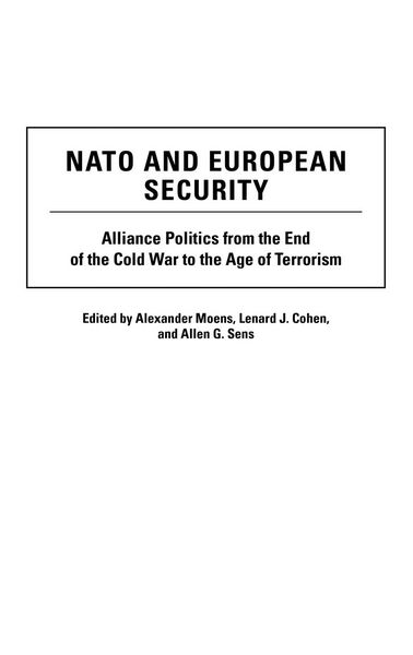 Produktbild: NATO and European Security