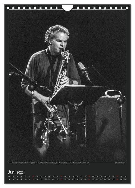 Produktbild: Jazz Moments (Wandkalender 2026 DIN A4 hoch), CALVENDO Monatskalender