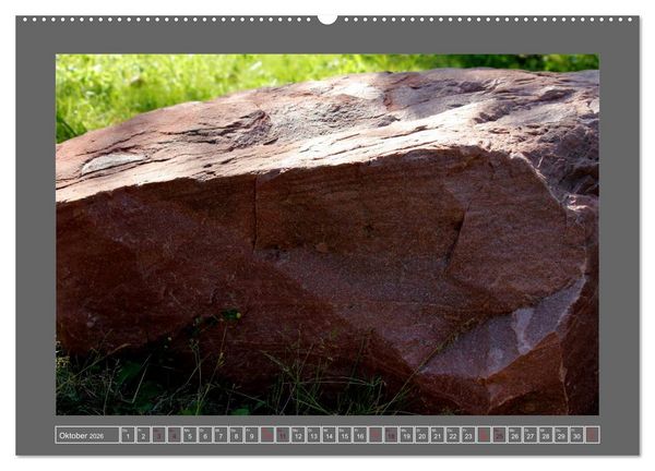 Produktbild: Gesteine und mineralische Bildungen (hochwertiger Premium Wandkalender 2026 DIN A2 quer), Kunstdruck in Hochglanz