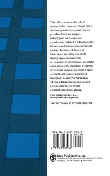 Produktbild: Leading Organizations through Transition